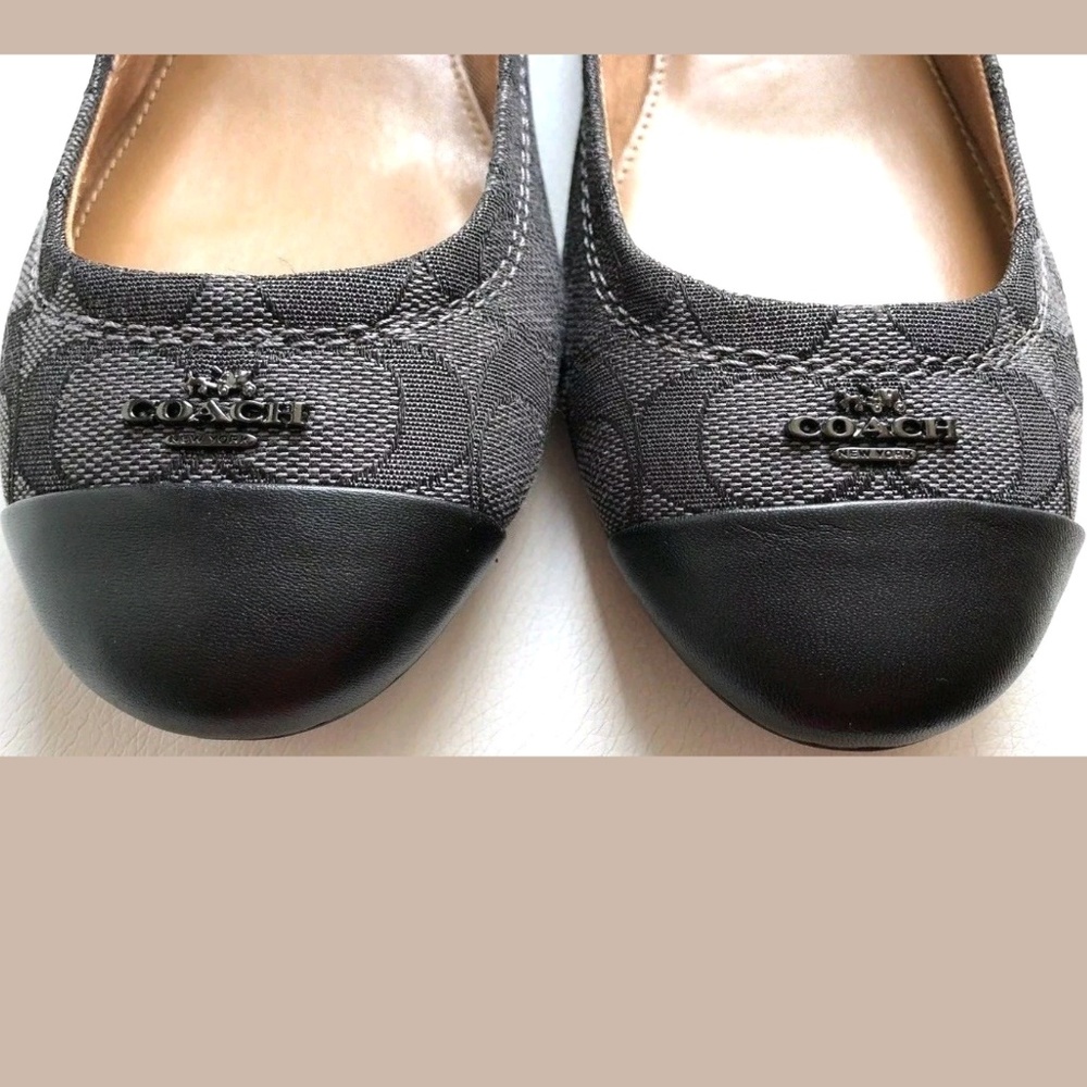 NWT Coach Chelsea Cap Toe Flats - Picture 8 of 8